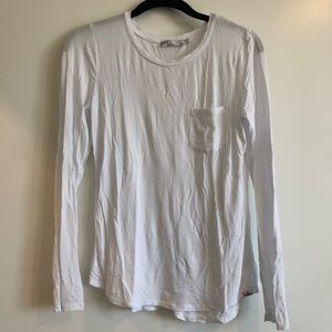 Prana white simple long sleeve